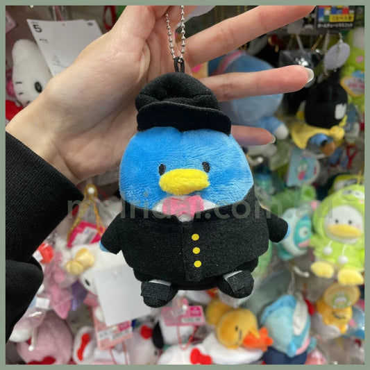 Sanrio | Tuxedosam Mascot Holder Keychain 10Cm×7Cm×5Cm (Retro) 日本三丽鸥 X マルベル堂 山姆企鹅 玩偶挂件/包挂/钥匙链（昭和风）