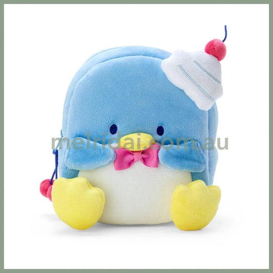 Sanrio | Tuxedosam Pouch 14×10×17Cm (Birthday) 日本三丽鸥 山姆企鹅生日限定 毛绒收纳包/化妆包/玩偶包