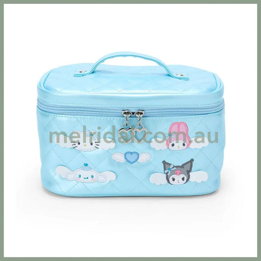 Sanrio | Vanity Pouch Blue W24×D15×H14Cm (Yume Miru Angel Design Series 2Nd Edition)