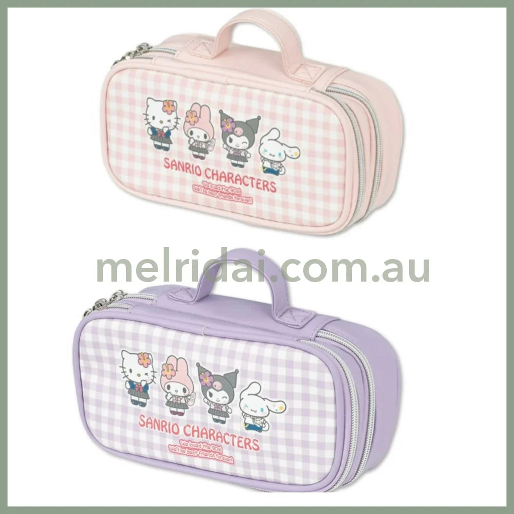 Sanrio X Avail | 2 Layer Vanity Pouch Multi 9.5Cm*19.5Cm*8Cm