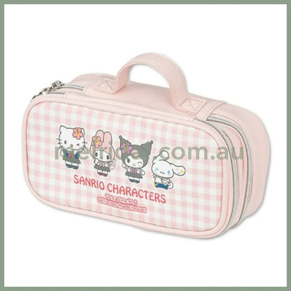 Sanrio X Avail | 2 Layer Vanity Pouch Multi 9.5Cm*19.5Cm*8Cm