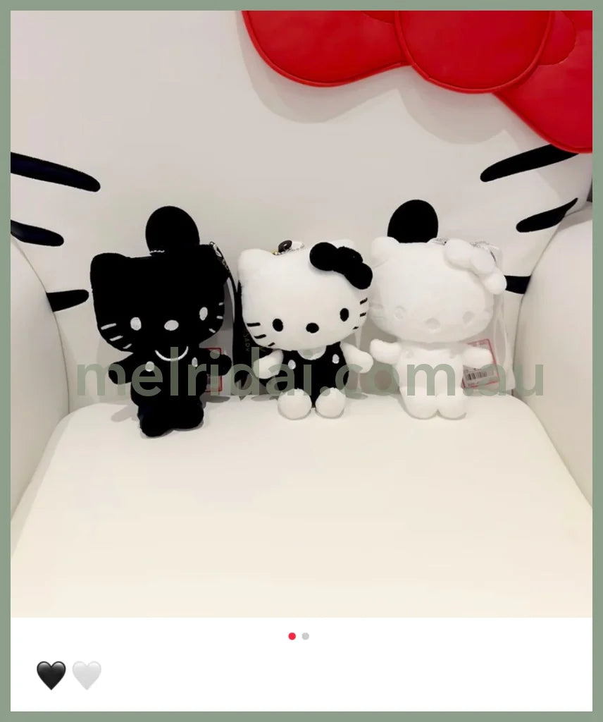 【Limit One/Customer】Sanrio X Avail | Black Hello Kitty Mascot Holder Plush Keychain