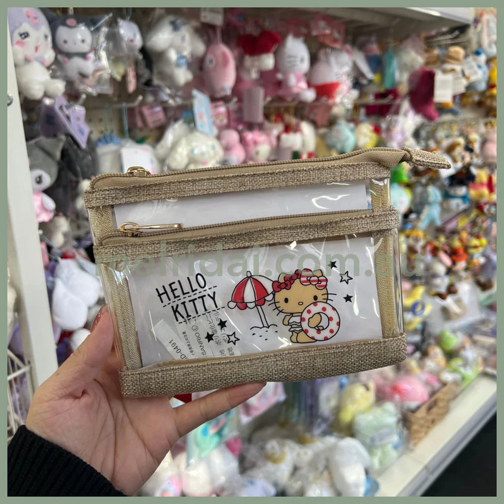 Sanrio X Avail | Hello Kitty Clear Pouch Multi (Be)