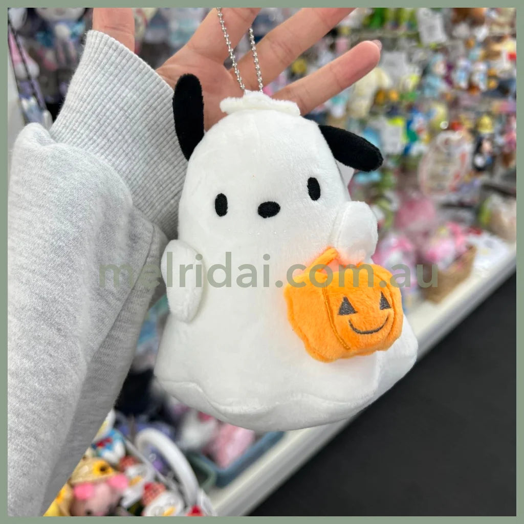 Sanrio X Avail | Pochacco Ghost Mascot Holder Plush Keychain (Halloween)