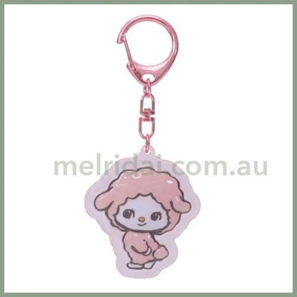 Sanrio X Swimmer | Key Holder Keychain 49X57X10Mm 小羊必爱诺 My Sweet Piano