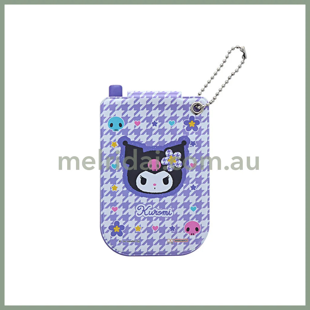 Sanrio | Y2K Card Holder Keychain 90Mm×120Mm×6Mm (Kuromi) 日本三丽鸥 复古风卡套挂件（库洛米）