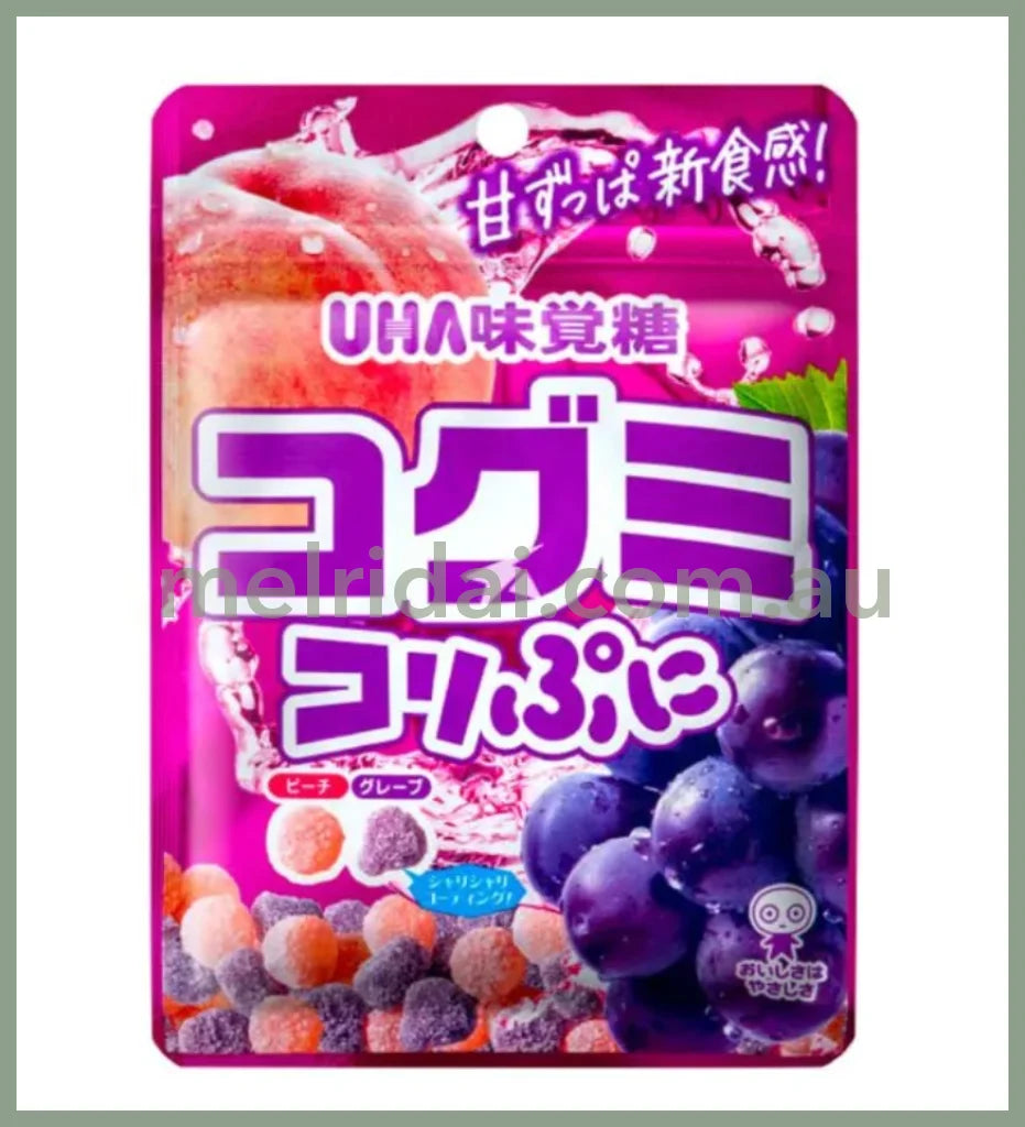 2023.10Uha | Kogumi Grape & Peach Flavour Soft Candy 70G