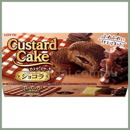 2024.3Lotte | Custard Cake Chocolate 6P