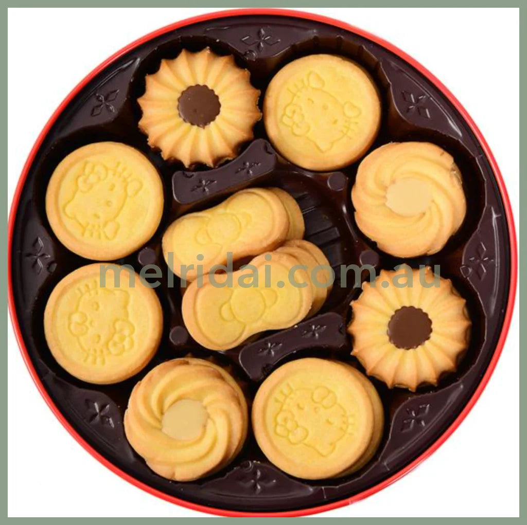 2023.9Bourbonhello Kitty Canned Butter Cookies 60 Sheets 5 Style