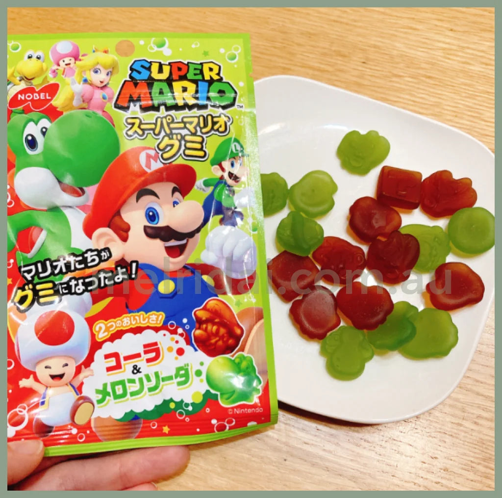 2024.4Nobel | Super Mario Cola & Melon Soda Flavour Gummy 85G 4D