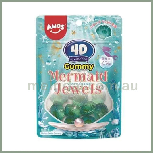 2024.5Kanro | 4D Melon Soda Gummy Mermaid Jewels56G