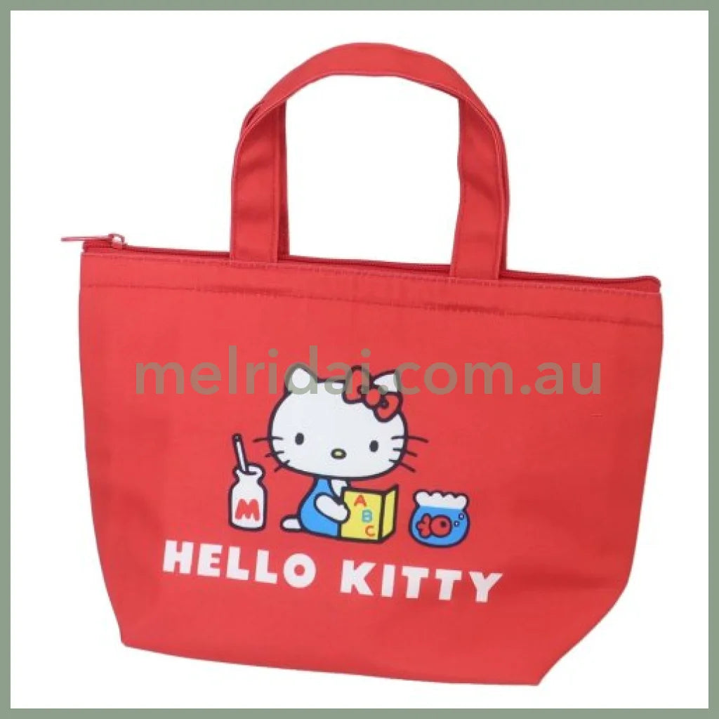 Snairo | Hello Kitty Lunch Bag 30Cm×10Cm×20Cm 日本三丽鸥 凯蒂猫 手提袋/午餐袋/保温保冷