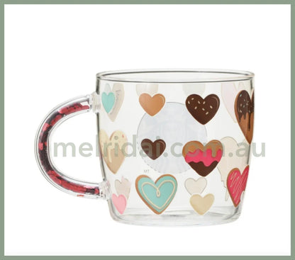 Starbuckebead Handle Heat Resistant Glass Mug Valentine