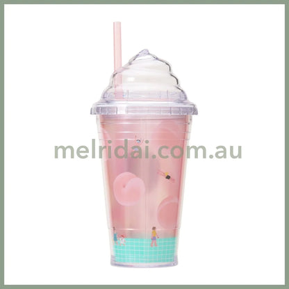 Starbucks | Cup Tumbler Whip Cream Peach Full Paradise 473Ml 100