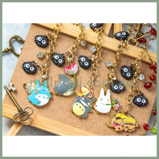 Studio Ghibli｜My Neighbor Totoro Charm Chain My 19×2.2×0.3Cm 宫崎骏 吉卜力 龙猫金属挂件/挂链/钥匙链