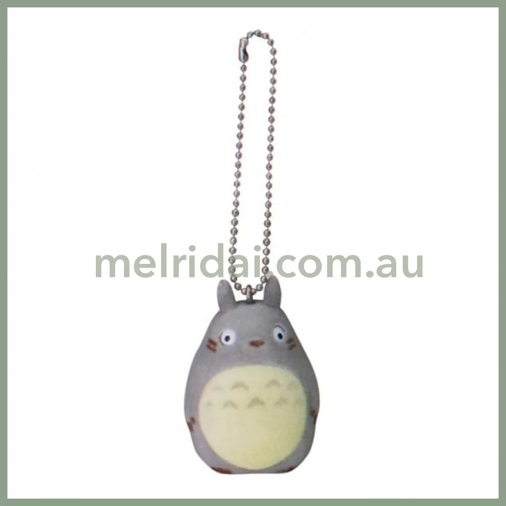 Studio Ghibli | My Neighbor Totoro Flocking Keychain Large H4×W3×D3.2Cm //