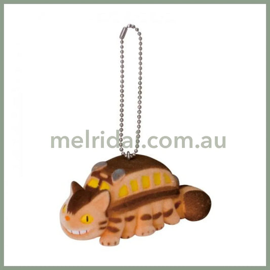 Studio Ghibli | My Neighbor Totoro Flocking Keychain Nekobus H2.5×W4×D6.5Cm //