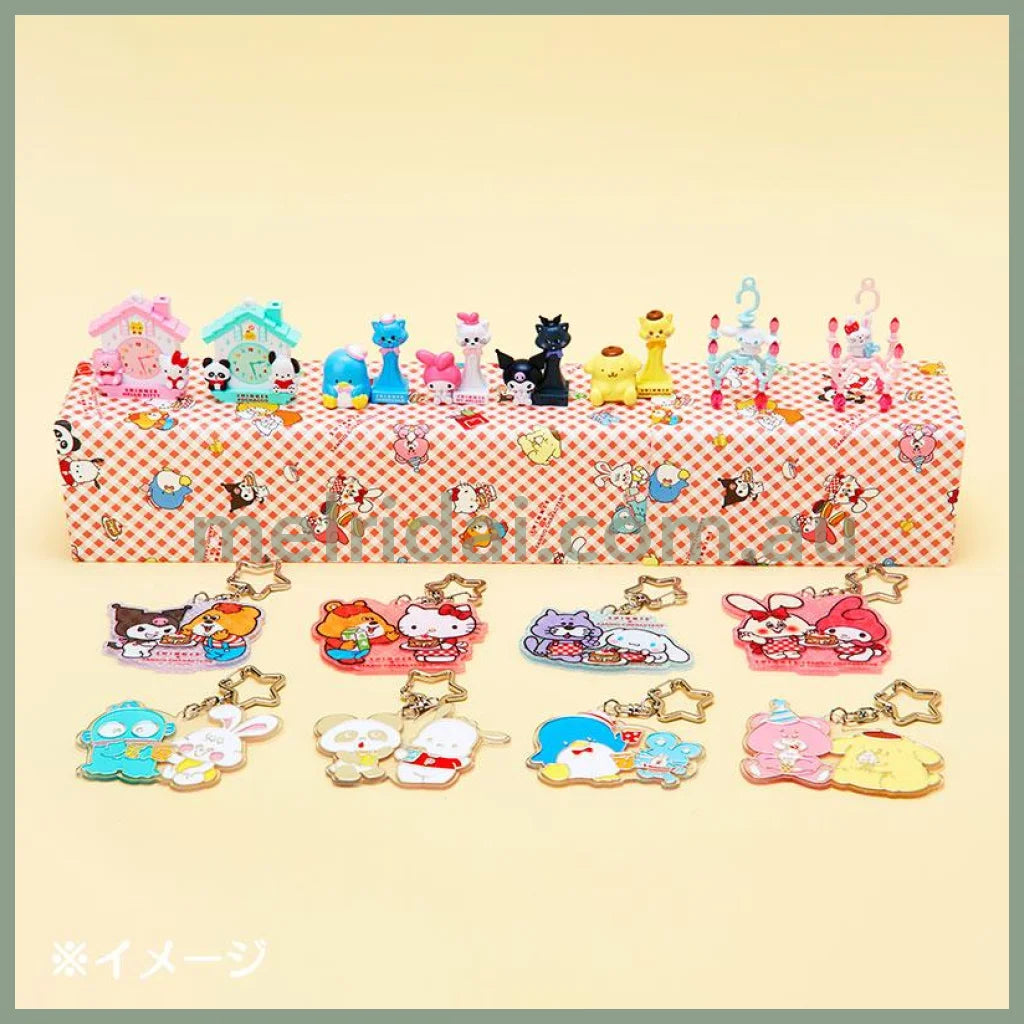 Swimmer X Sanrio | Acrylic Keychain Secret Box 10 7.5 1.5 Cm 日本三丽鸥 亚克力挂件/钥匙链 盲盒 (Swimmer联名款)