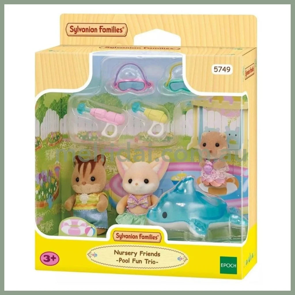 Sylvanian Families | Nursery Friends Pool Fun Trio