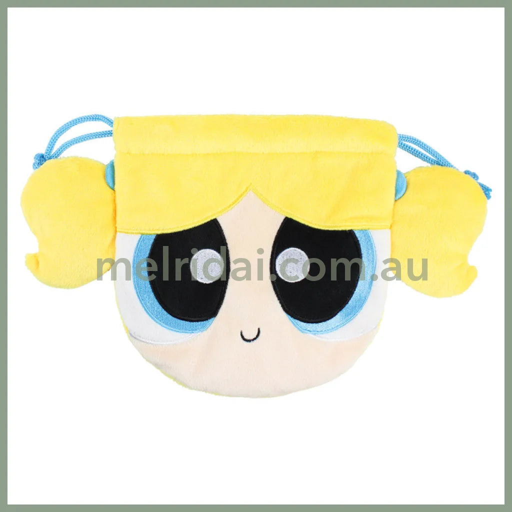 The Powerpuff Girls | Plush Drawstring Pouch 2.4 X 15.7 25.6Cm (Bubbles)