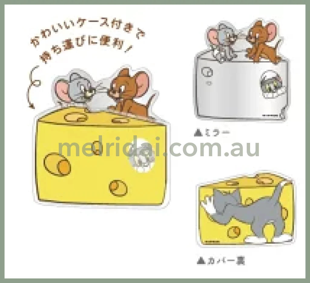 Tom and Jerry | Card Mirror with Case H77×W63×D1mm (Cheese)