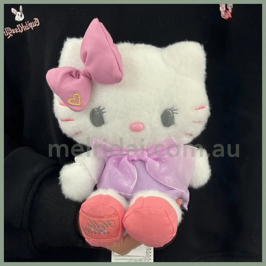 Usj | Hello Kitty Plush Doll W16.4Cm×H20.8Cm×D13.9Cm 大阪环球影城 凯蒂猫蝴蝶结造型 粉色纱裙 公仔/毛绒玩偶