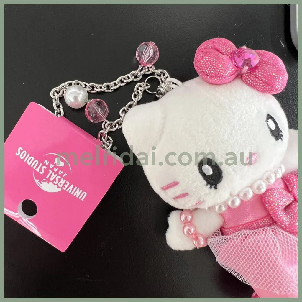 Usj | Hello Kitty Plush Keychain // +