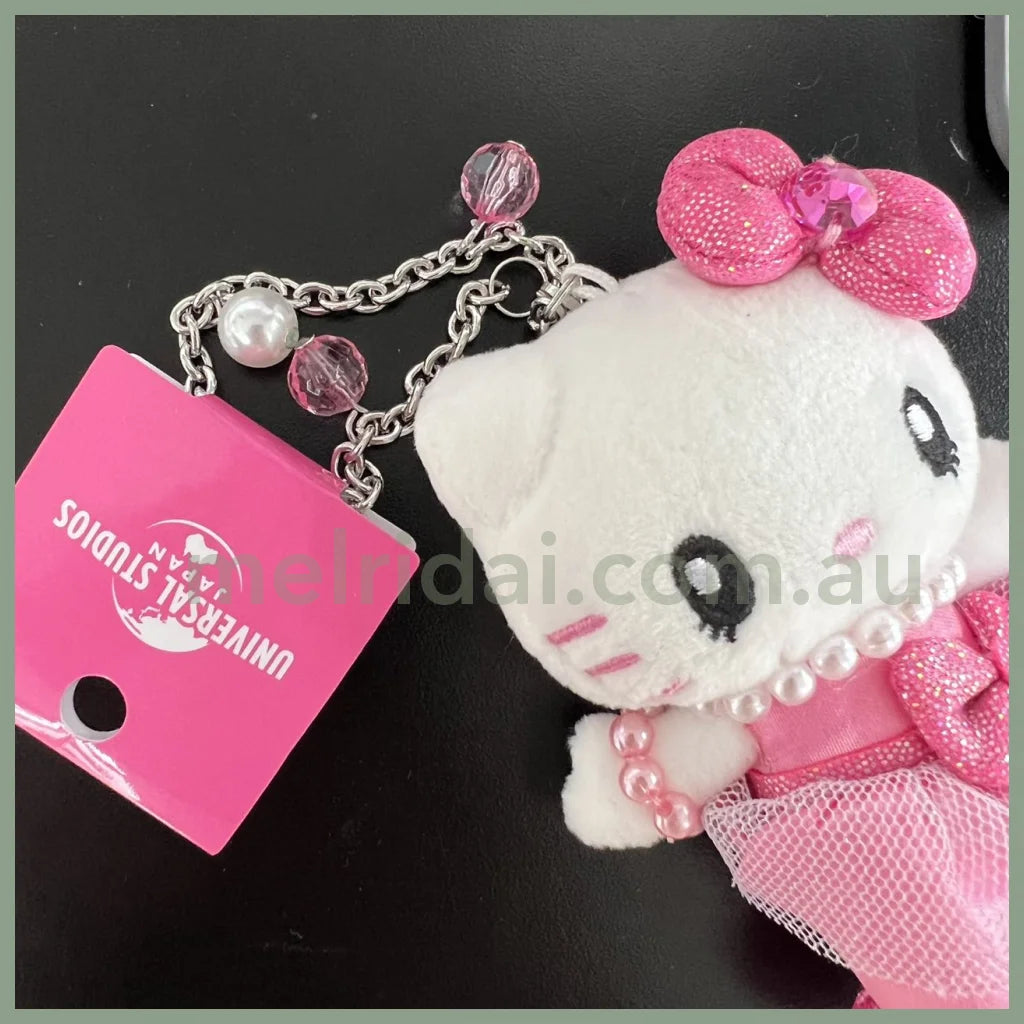 Usj | Hello Kitty Plush Keychain // +