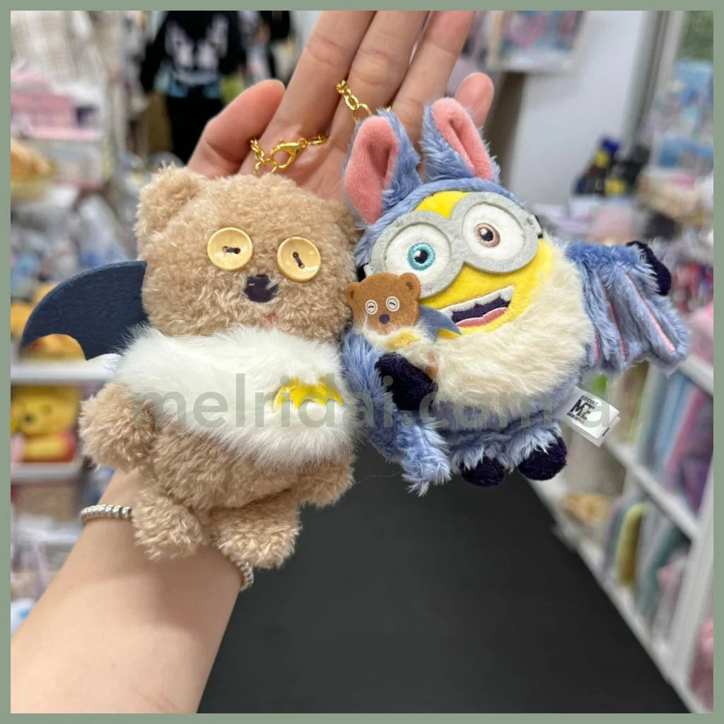 Usj｜Minions Bob Mascot Holder Plush Keychain (Halloween)