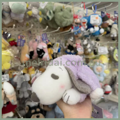 Usj｜Peanuts Snoopy Plush Toy S (Pyjama)