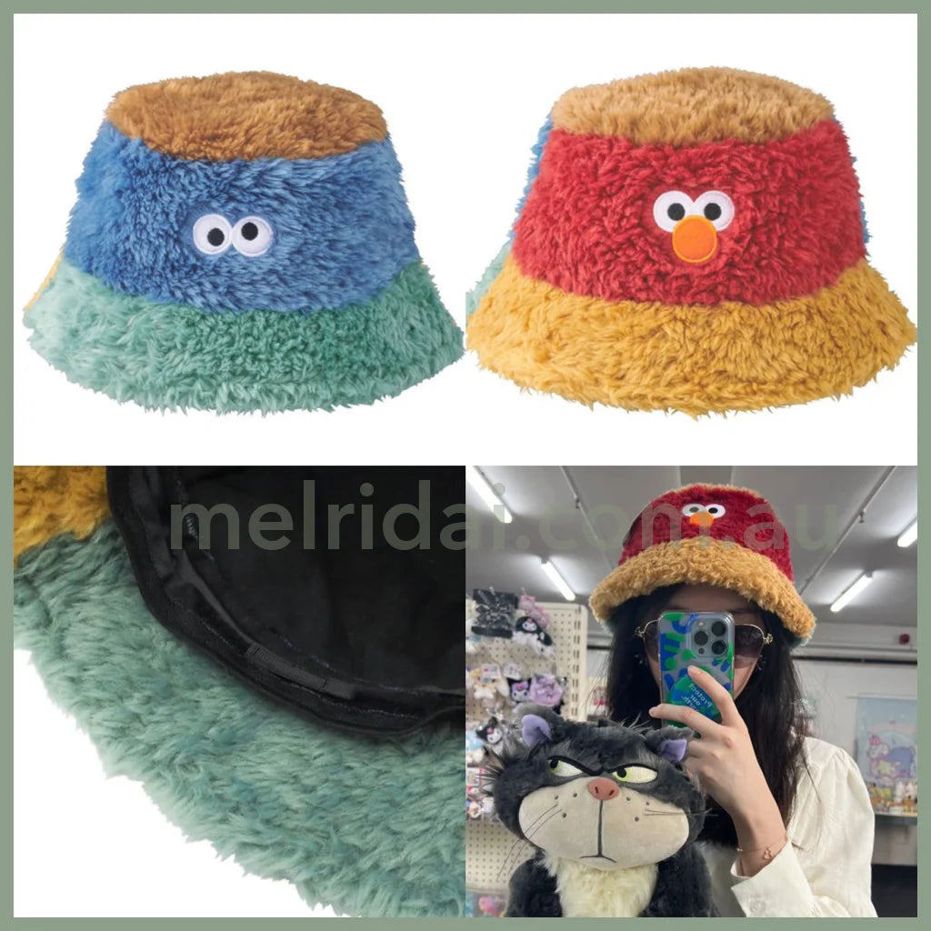 Usjsesame Street Fluffy Bucket Hat