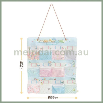 San-Xsumikko Gurashi Tenori-Plushie Wall Pockets H390 X W330 D15Mm